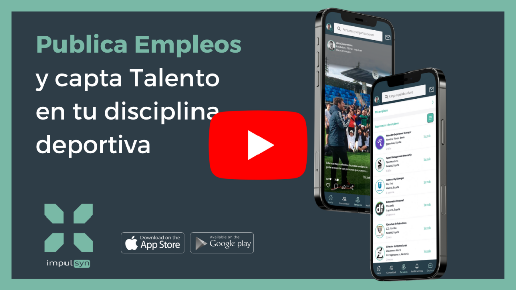 Publica empleos en deporte
